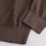 100% Cotton Slub Acid Wash Shirt - Chocolate