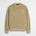 Maglia in piquet girocollo acid wash - Khaky