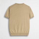 Maglia 100% cotone manica corta - Khaky