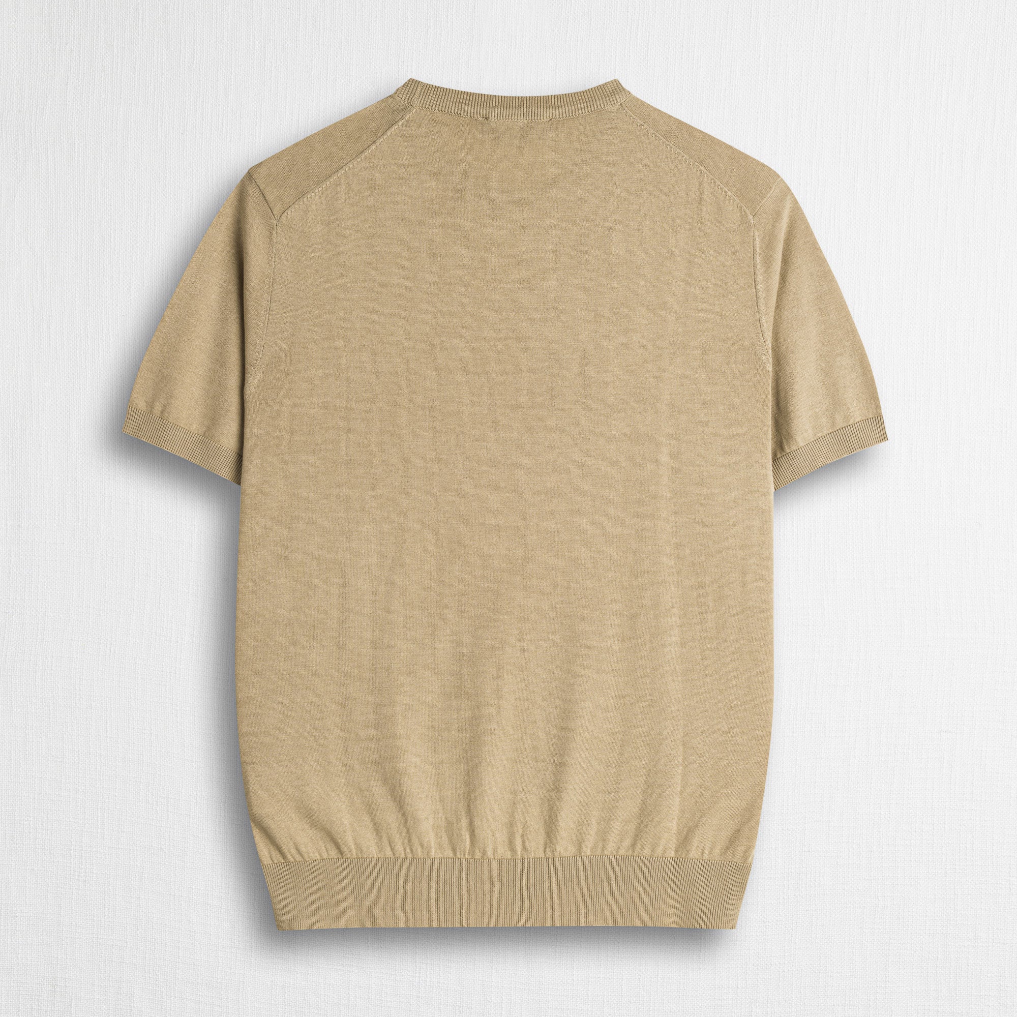 100% Cotton Short Sleeve Shirt - Khaki