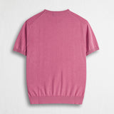 100% Cotton Short Sleeve Shirt - Wild Rose