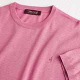 100% Cotton Short Sleeve Shirt - Wild Rose