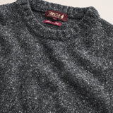 Maglione Girocollo Bottonato in Misto Lana dettaglio - Grey