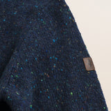Dolcevita Bottonato in Misto Lana dettaglio - Indigo Dust