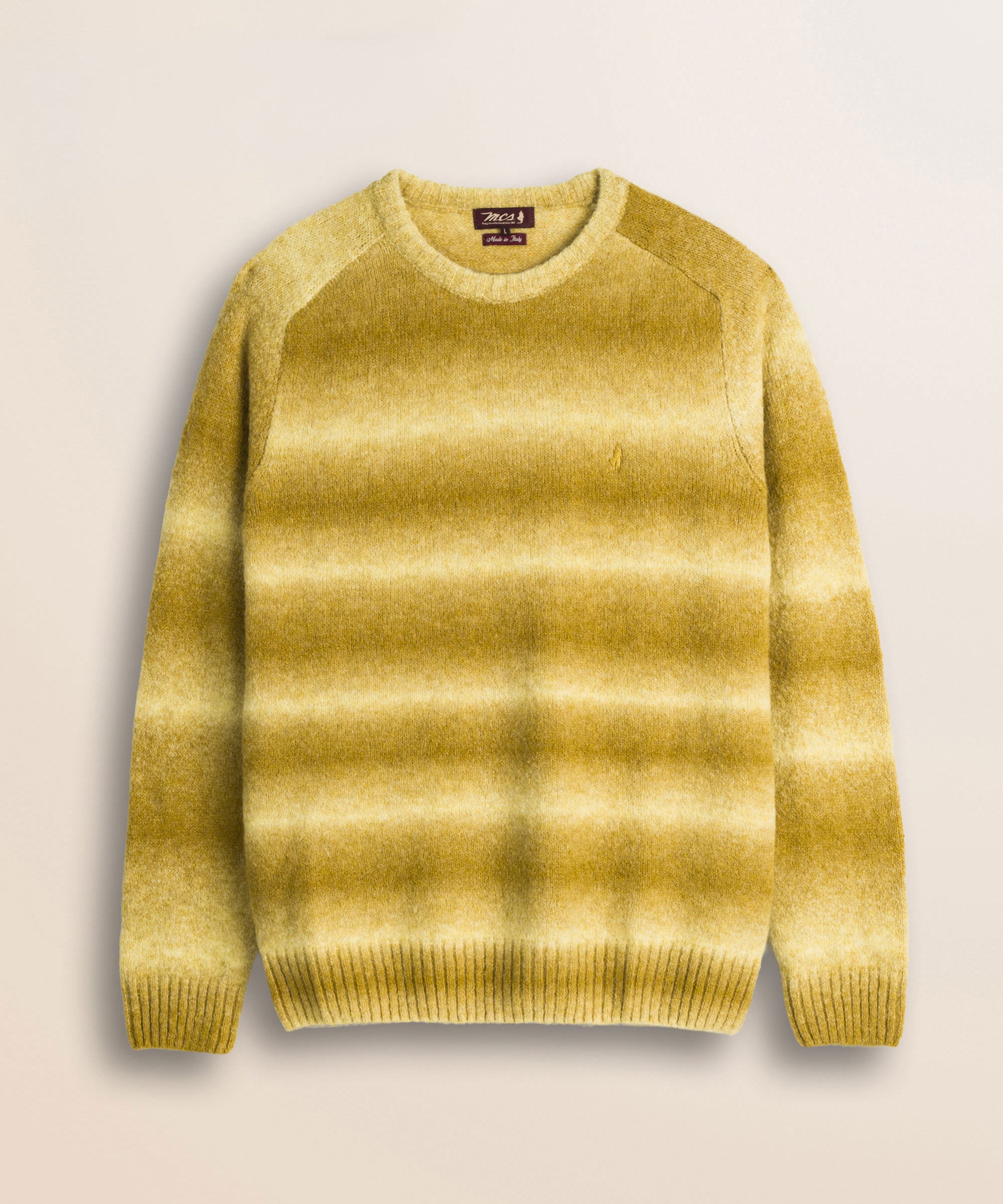 Maglione Raglan in Misto Mohair Sfumato fronte - Chai Tea