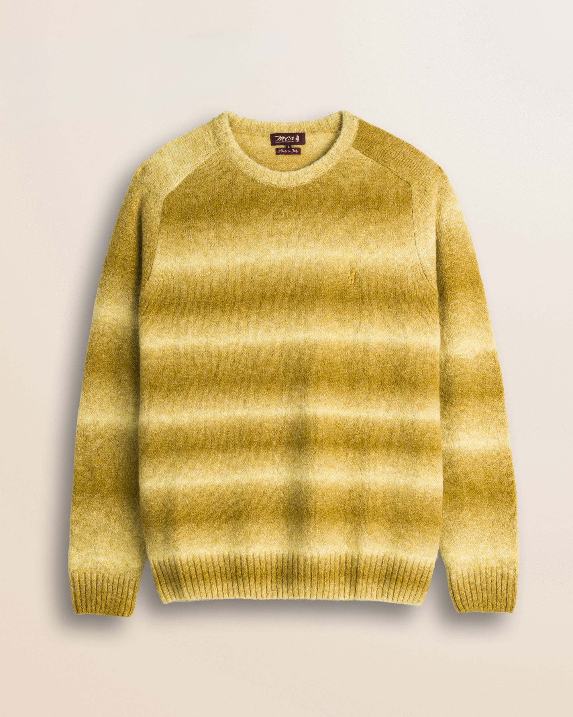 Maglione Raglan in Misto Mohair Sfumato fronte - Chai Tea