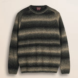 Maglione Raglan in Misto Mohair Sfumato fronte - Chocolate