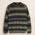 Maglione Raglan in Misto Mohair Sfumato fronte - Chocolate