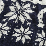 Cardigan "Rodeo" Intarsiato  dettaglio - White
