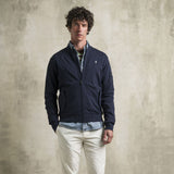 Felpa bomber 100% cotone - Navy Blue