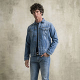 Denim trucker jacket - Mid Blue