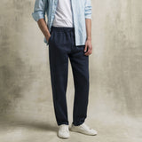 Pantaloni joggers estivi in lino - Navy Blue