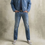 Used Medium Slim Jeans - Mid Blue
