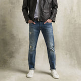 Distressed Regular Jeans - Denim
