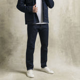 Raw Denim Regular Jeans - Dark Blue
