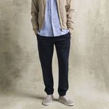 Cotton Fleece Sweatpants - Navy Blue