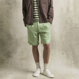Bermuda chino 100% lino - Light Green