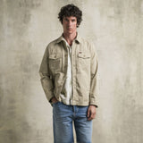 Giacca camicia in cotone - Khaky
