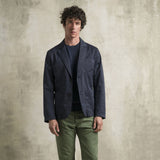 Blazer casual in cotone - Navy Blue