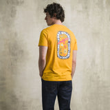 T-shirt 100% cotone con stampa fronte retro - Gold Yellow