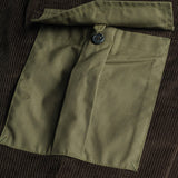 Pantaloni Chino in Velluto A Coste dettaglio - Chocolate