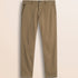 Pantalone Chino in Cotone Dobby Slim Fit fronte - Elmwood Brown