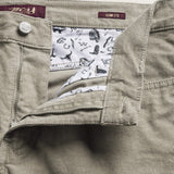 Pantalone 5 Tasche in Velluto 1000 Righe Slim Fit dettaglio apertura - Sand