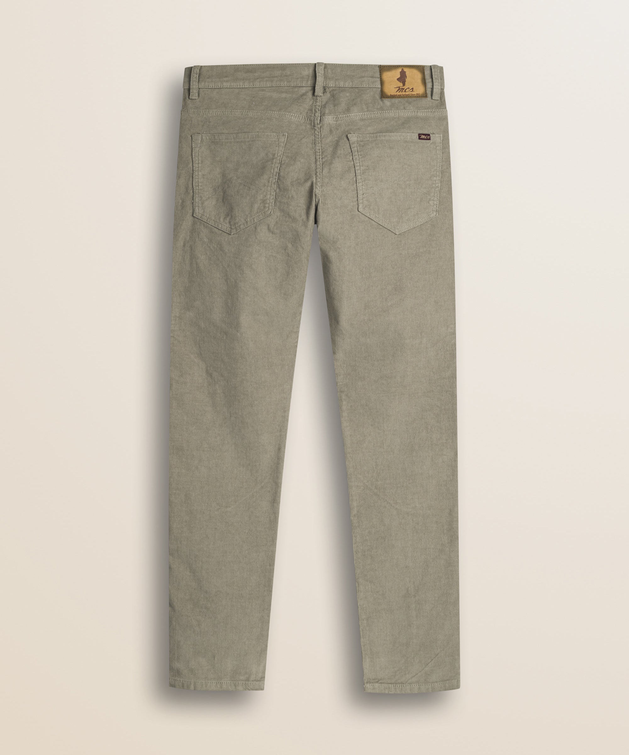 Pantalone 5 Tasche in Velluto 1000 Righe Slim Fit retro - Sand