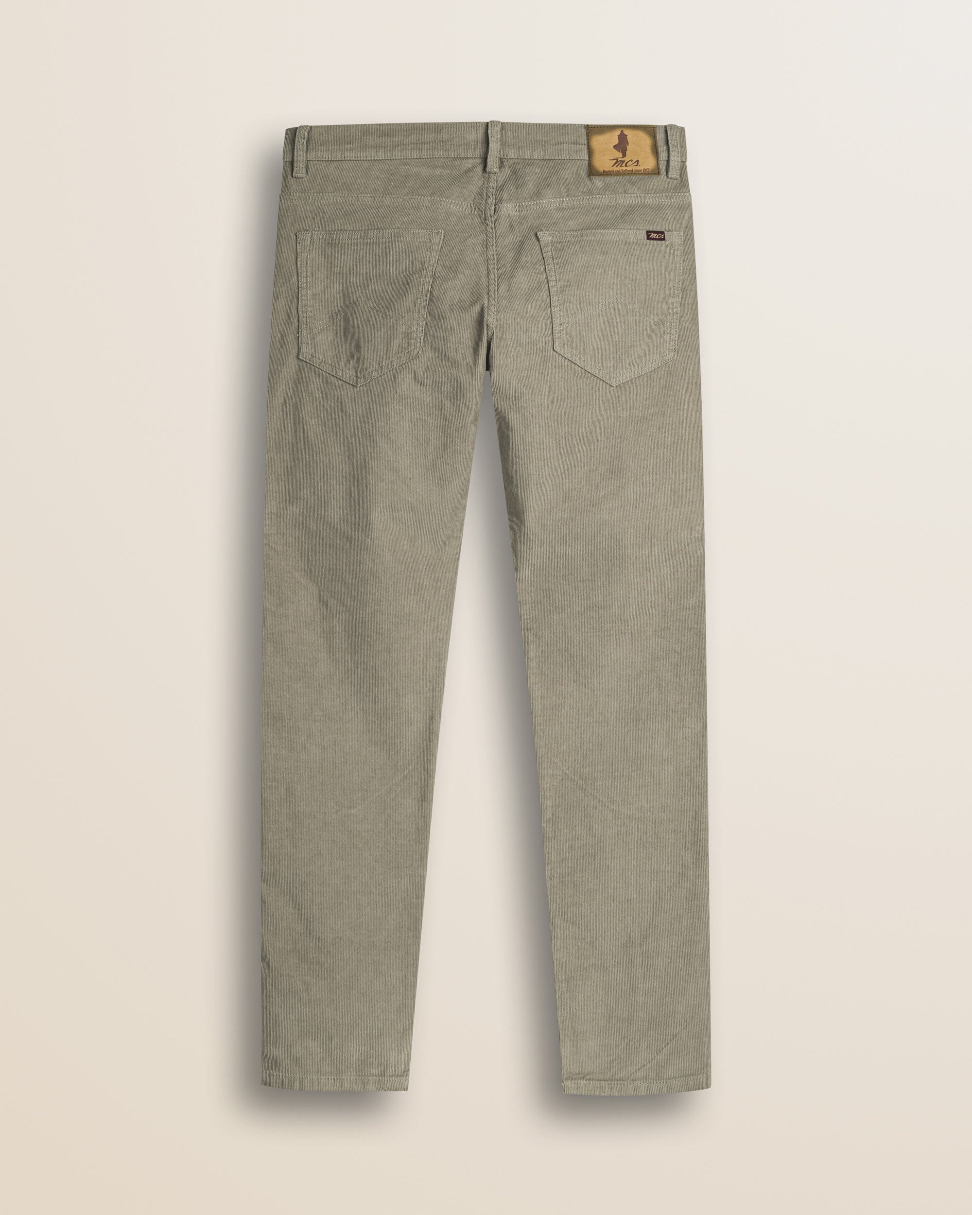 Pantalone 5 Tasche in Velluto 1000 Righe Slim Fit retro - Sand