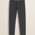 Pantalone 5 Tasche in Velluto 1000 Righe Slim Fit fronte - Dark Shadow