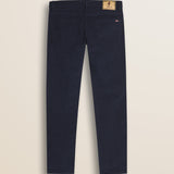 Pantalone 5 Tasche in Velluto 1000 Righe Slim Fit retro - Mid-Light Blue