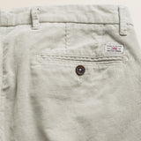 Pantalone Chino in Velluto 1000 Righe Slim Fit dettaglio retro - Silver Birch