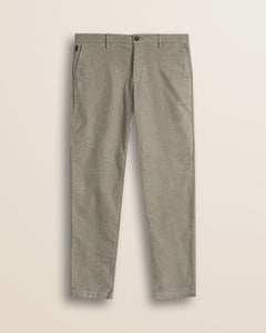 Pantalone Chino in Velluto 1000 Righe Slim Fit fronte - Sand