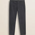 Pantalone Chino in Velluto 1000 Righe Slim Fit fronte - Dark Shadow