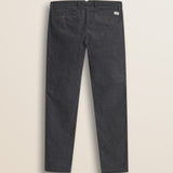 Pantalone Chino in Velluto 1000 Righe Slim Fit retro - Dark Shadow