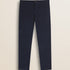 Pantalone Chino in Velluto 1000 Righe Slim Fit fronte - Mid-Light Blue