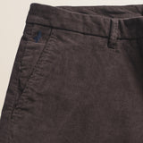 Pantalone Chino in Velluto 1000 Righe Slim Fit dettaglio tasca - Mulch