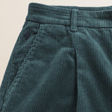 Pantalone Chino in Velluto a Coste Larghe Relaxed Fit dettaglio tasca - Atlantic Deep
