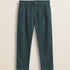 Pantalone Chino in Velluto a Coste Larghe Relaxed Fit fronte - Atlantic Deep