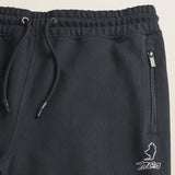 Pantalone in Felpa di Cotone con Coulisse dettaglio tasca - Black