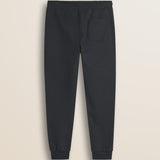 Pantalone in Felpa di Cotone con Coulisse retro - Black
