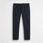 Pantalone Cinque Tasche in Drill Stretch Slim Fit - Blue Navy
