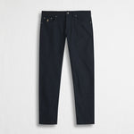 Pantalone Cinque Tasche in Dobby Stretch Slim Fit - Blue Navy