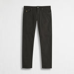 Pantalone Cinque Tasche in Dobby Stretch Slim Fit - Chocolate