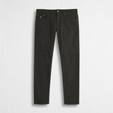 Pantalone Cinque Tasche in Dobby Stretch Slim Fit - Chocolate