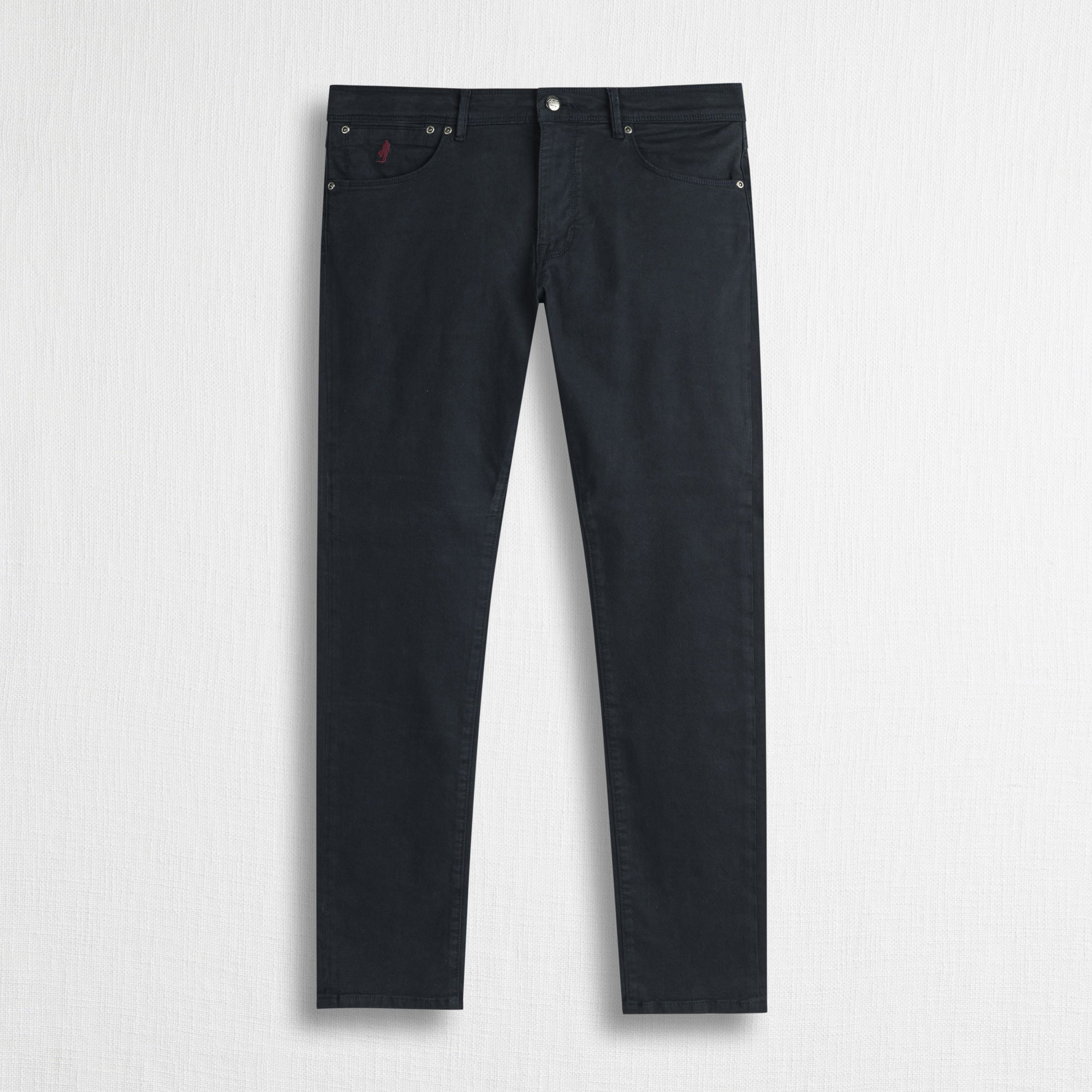 Pantalone Cinque Tasche in Gabardina Stretch Slim Fit - Blue Navy
