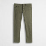 Pantalone Cinque Tasche in Gabardina Stretch Slim Fit - Fall Leaf