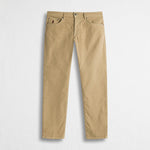 Pantalone Cinque Tasche in Fustagno Stretch Regular Fit - Sand