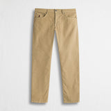 Pantalone Cinque Tasche in Fustagno Stretch Regular Fit - Sand