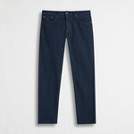 Pantalone Cinque Tasche in Fustagno Stretch Regular Fit - Blue Navy